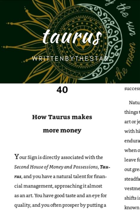 astrostyle daily taurus money